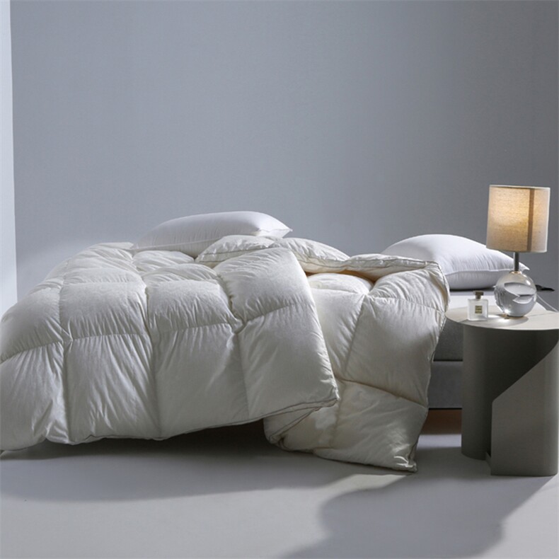 新款女王银丝鹅绒被银丝大提花羽绒被冬被子被芯，被套/被芯，一起卖家纺