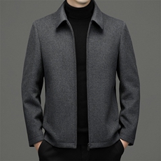 CSYM99802钱塘2020-2冬季厚款商务休闲简约中年男士外套P180，男装夹克，钱塘207-2