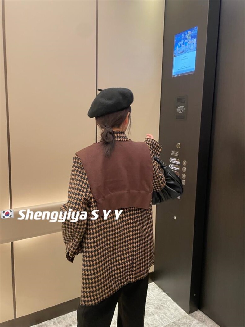 披肩格子西服，其它，6·9衣社