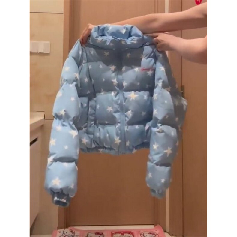 1506-1/M78051/P82蓝色棉服女冬季新保暖加厚外套棉衣学生面包服,男装棉衣,星座1506-1