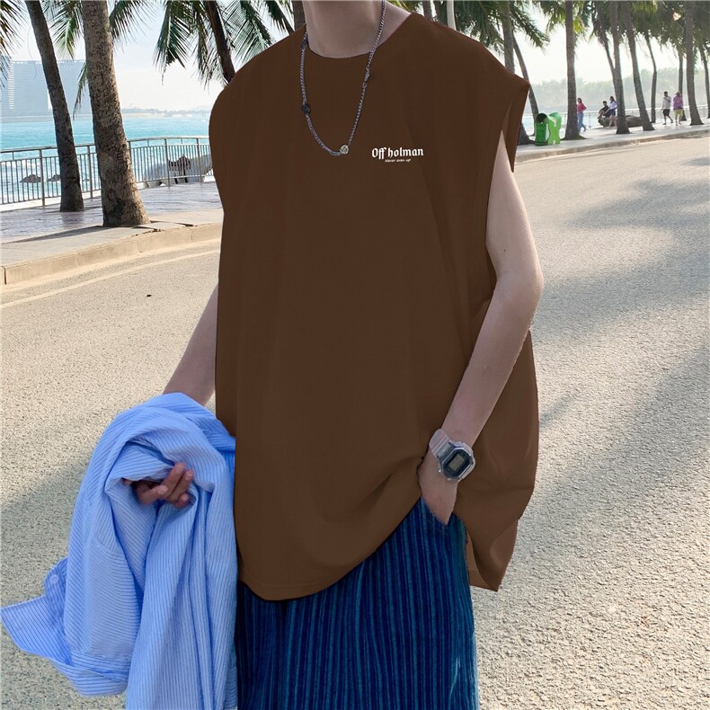 量大图低自动【有货】纯棉背心HD019-1-BX2566-P20，男装背心/马甲，电商019-1