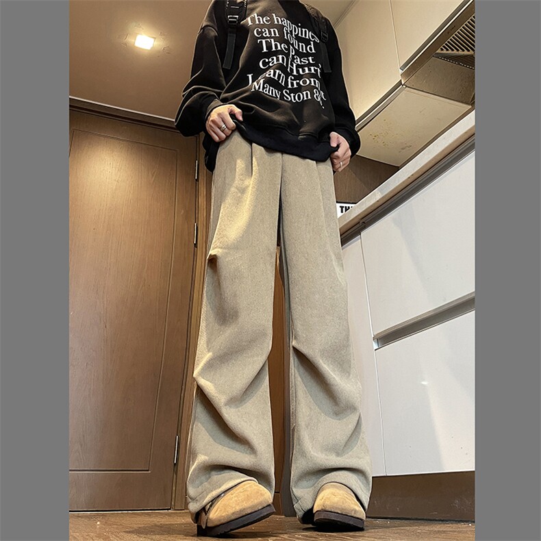加绒加厚灯芯绒休闲裤K841特P45控78加绒K8410特P55,男装休闲裤,电商A309