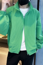 夏季运动外套男超轻薄加肥加大码情侣防晒衣服A236-5018-P85，男装防晒衣，电商A236