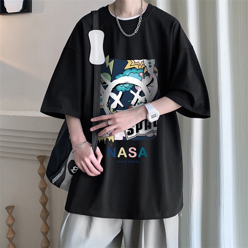 230g重磅纯棉短袖t恤男大码半袖半截袖DX17275-P20,男装T恤,电商A040