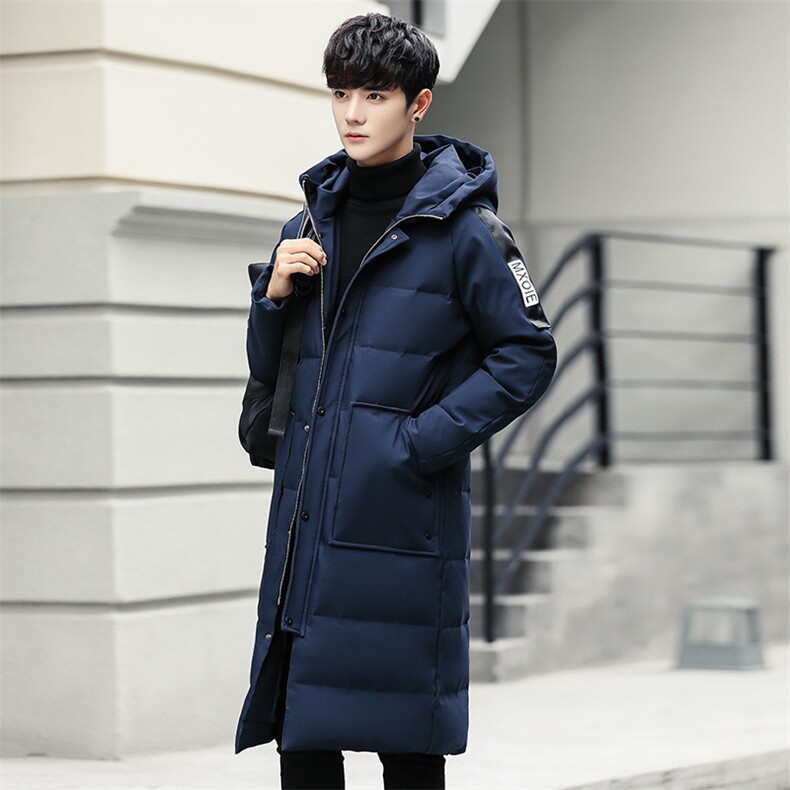 2020电商B247冬季新款中长款免烫收口抗寒白鸭绒羽绒服MY12-P290,男装羽绒服,电商B247