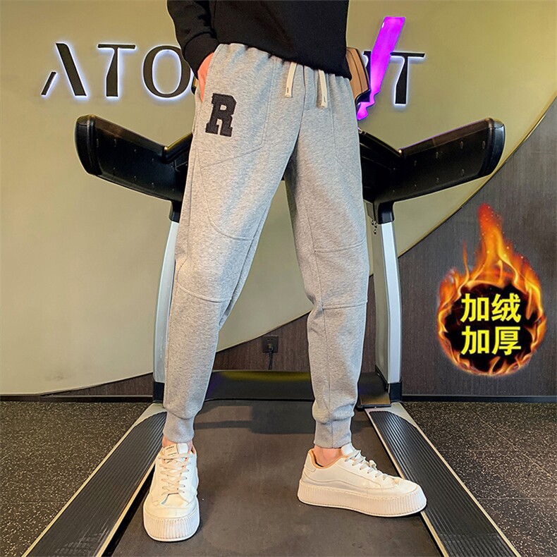 社会精神小伙加绒加厚卫裤运动休闲裤子DS-B249-KK95-P58-加绒P68图片