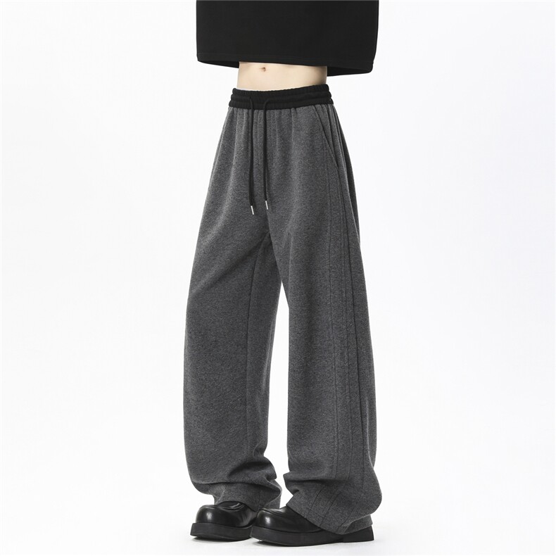 加绒加厚新款运动裤B336-DK555-常规45加绒55，女装休闲裤，电商B336