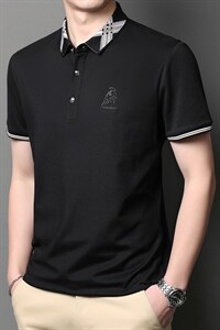 2022男装polo衫体恤衫男士短袖百搭商务翻领夏季新款休闲T恤,男装T恤,电商B212（原钱塘6029）