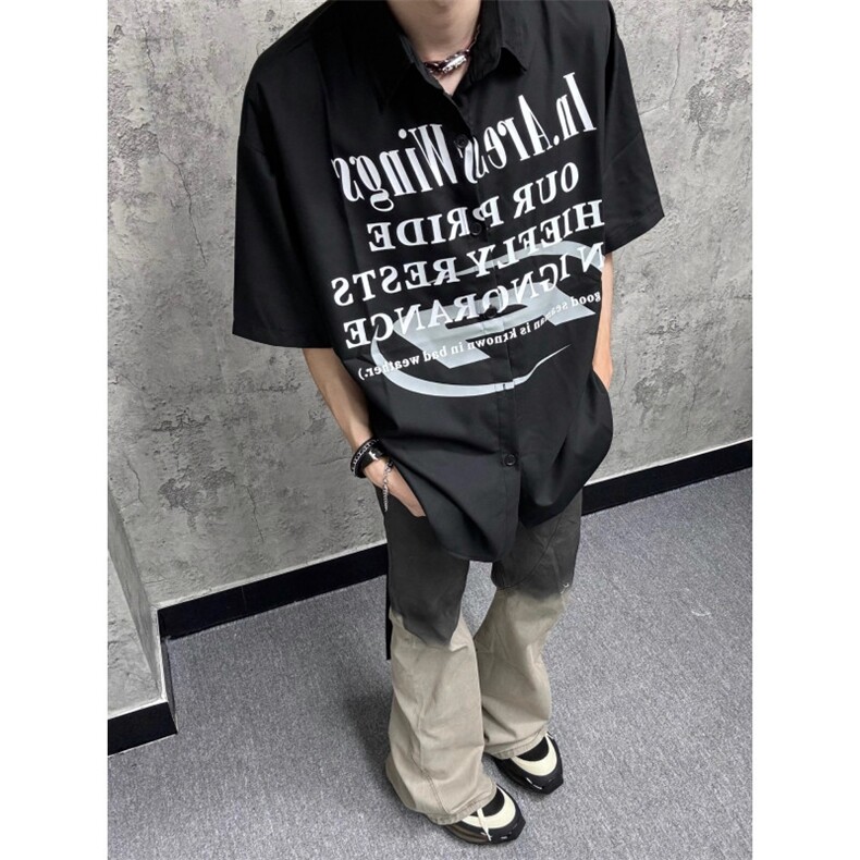 W10283-P45网图现货高街ro渐变小众暗黑水洗拖地牛仔裤喇叭裤,男装牛仔裤,星座1608