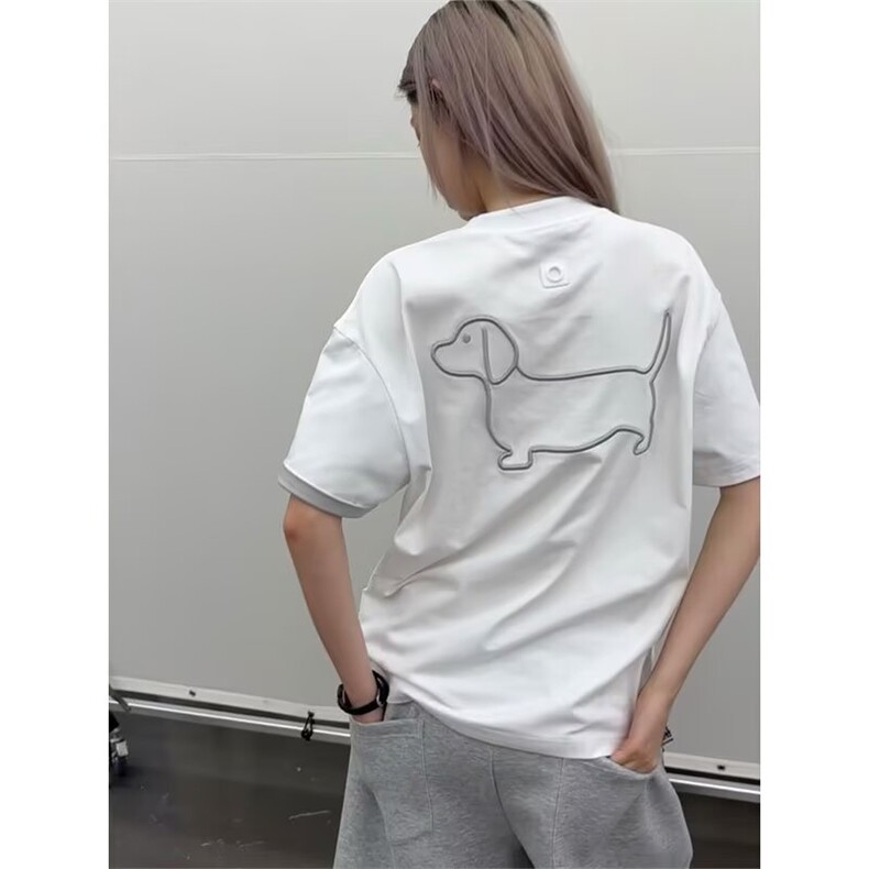 短袖t恤男士宽松夏季潮牌潮流2025新款重磅男生上衣体恤衣服,男装T恤,四季星座505