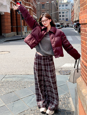 现货！（90新标带检）时尚纯色短款洋气加厚保暖羽绒服女冬季潮品，女装羽绒服，衣秀之家