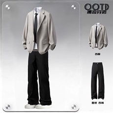 西服95%涤纶5%氨纶M-5XL大码XF78305P85控139西裤XK78151P45控68，男装西服，星座227-7