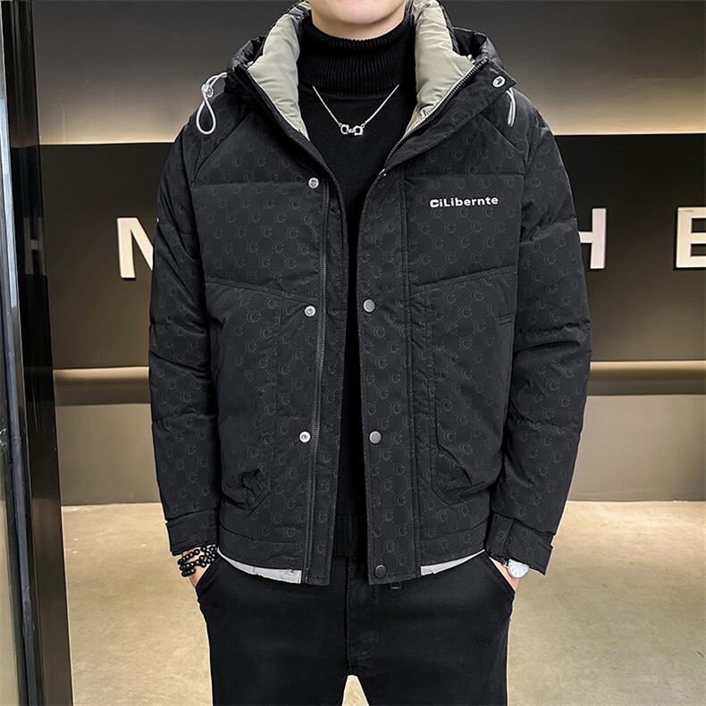 冬季店主羽绒服简约时尚保暖品质数据款简约外套男6019-P185,男装羽绒服,电商D327