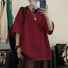 酒红色