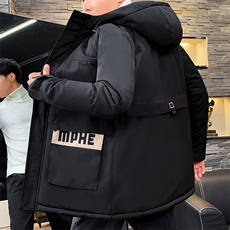 男士休闲连帽加厚保暖棉衣外套棉服棉袄冬季防寒开衫男装M992，男装棉衣，电商B226-2（原B217-2）
