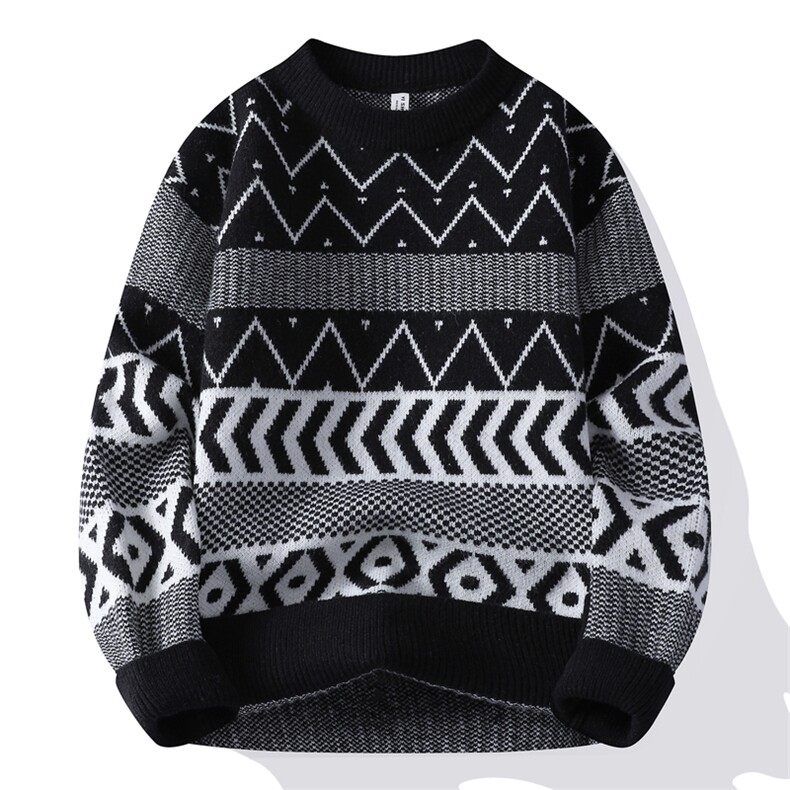 毛衣男秋冬男士休闲圆领时尚针织衫毛衣打底衫-M353-P53，男装T恤，星座310B-3