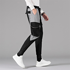 秋冬季工装休闲裤青年潮牌束脚纯绵长裤男百搭长裤ASDA0011-P190，男装休闲裤，电商B212（原钱塘6029）