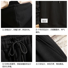 TL8062-P80连帽卫衣套装男运动套装两件套砖墙挂拍，男装卫衣，电商A040A