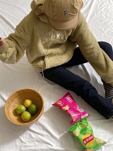 皮毛一体卫衣图片