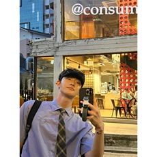 CS22-P45夏季新款简约学院风短袖衬衫潮流宽松休闲百搭衬衣，男装T恤，电商B327