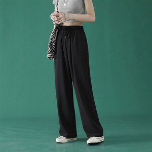 中性风冰丝裤女2028-特批22,女装休闲裤,星座718-1