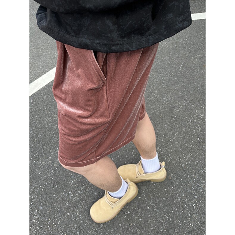 A178男女同款冰丝速干短裤休闲夏季外穿宽松休闲裤DK161-P28,男装休闲裤,电商A178