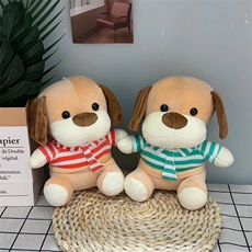 威威毛绒玩具 领带狗