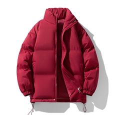 2025冬季新款立领保暖防风防水棉衣面包服外套男女同款XY2276-P50，男装棉衣，星座717