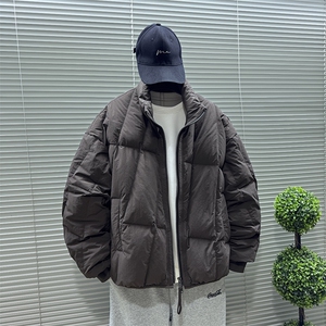 2025新标90白鸭绒立领工艺简约男加厚羽绒服357-P320图片