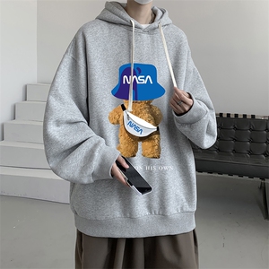 连帽卫衣男大码运动服帽衫外套WY2288-P35 加绒款-P40图片
