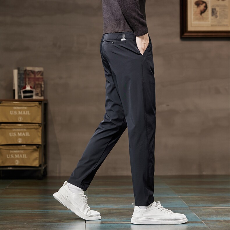 2025高品质男装休闲裤秋季厚款商务青年西装裤西裤男K821常规p40，男装西服套装，星座224-1