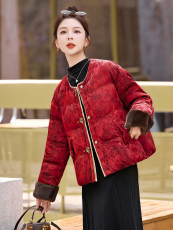 现货现货现货2025年冬季新中式G风羽绒服，女装羽绒服，伊仟回