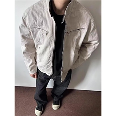 L41255-P65宽松工装外套男春秋款复古外套cleanfit哈灵顿夹克潮，男装夹克，星座1008