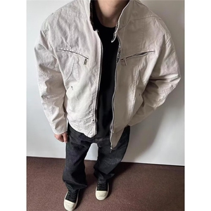 L41255-P65 宽松工装外套男春秋款复古外套cleanfit哈灵顿夹克潮图片