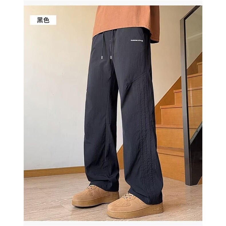 网图现货夏冰丝户外休闲裤宽松舒适潮流显高显瘦长裤RSQ88-P42,男装休闲裤,星座1005-4