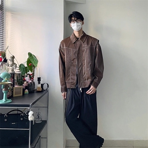 现货不缺货 假两件复古扎染夹克外套  1209-1-JK17-P108 （网图）图片