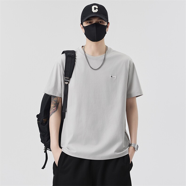 男士短袖T恤夏季新款时尚百搭休闲运动圆领半袖上衣T2202-P38控69,男装T恤,电商A237