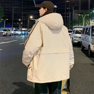 冬上新加棉加厚棉服中性百搭连帽棉衣外套男女 8321-P110控价158图片