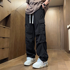 2024春季新款港风工装裤男直筒休闲裤男K5002-P42，男装休闲裤，星座914-6