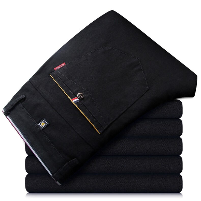 2026春夏四季有货直筒裤子男士商务弹力休闲裤男纯棉裤子潮986P28，男装棉裤，星座224-1