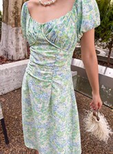 【现货】韩罩杯碎花连衣裙，女装连衣裙，欧尼蒂