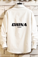 CS15001-P38长袖衬衫男士大码宽松衬衣男寸衫男寸衣，男装衬衫，电商A040A