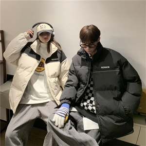 新款棉衣外套男加厚保暖面包服潮流情侣款港风棉袄H W2316-P78图片