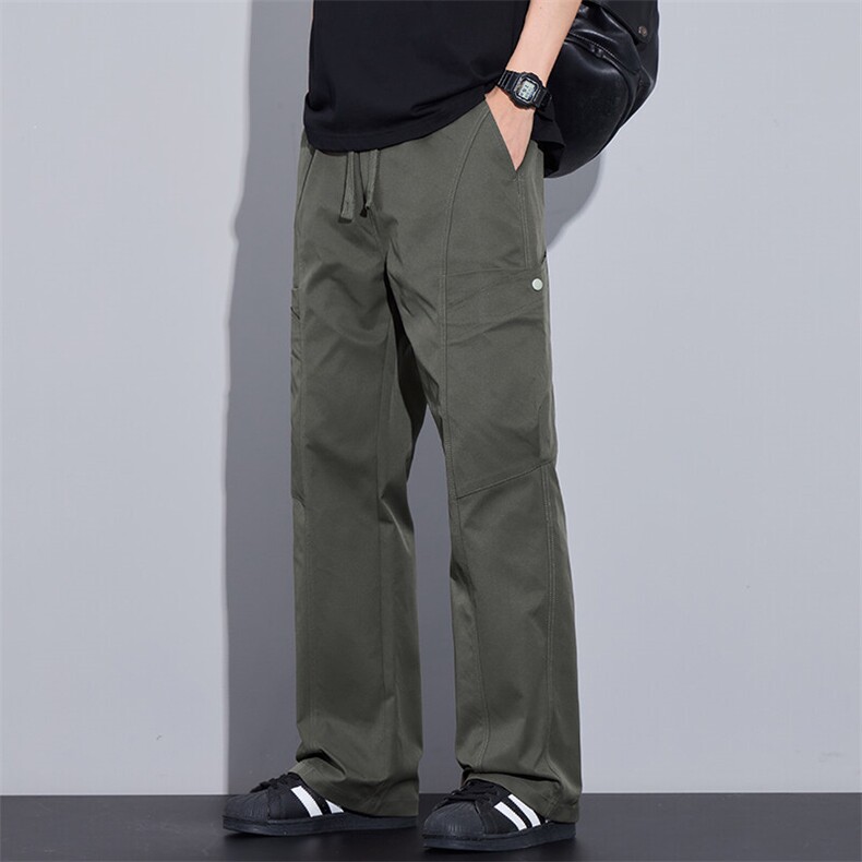 男士潮流休闲裤2026春季新款百搭宽松直筒工装伞兵裤子Z9857-P50,男装休闲裤,星座509