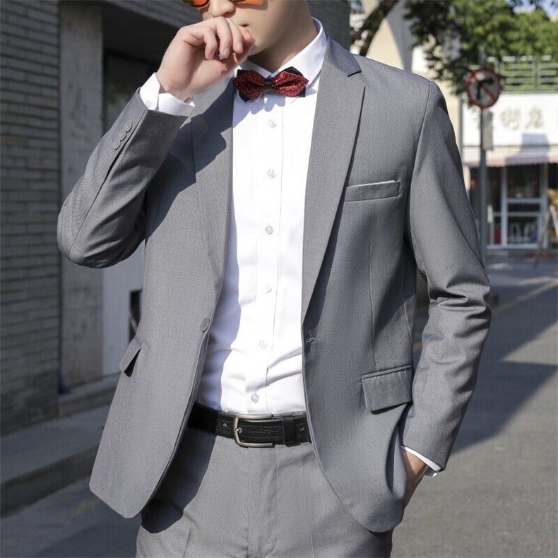 LY8594-XCK-MP126西装伴郎服男上班新郎结婚西服衬衫西裤三件套,男装西服,星座510A-2