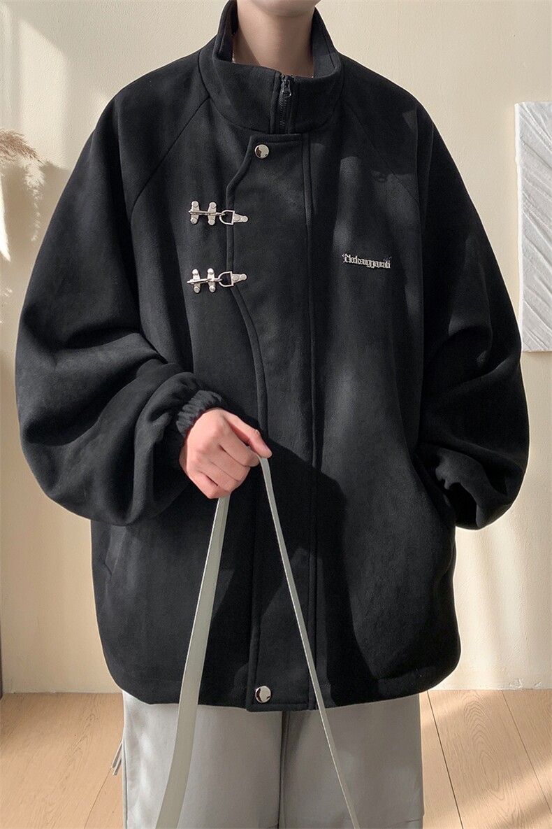 重磅！麂皮绒复合夹克飞机扣外套CP43-特P60控价：108,男装夹克,电商B371
