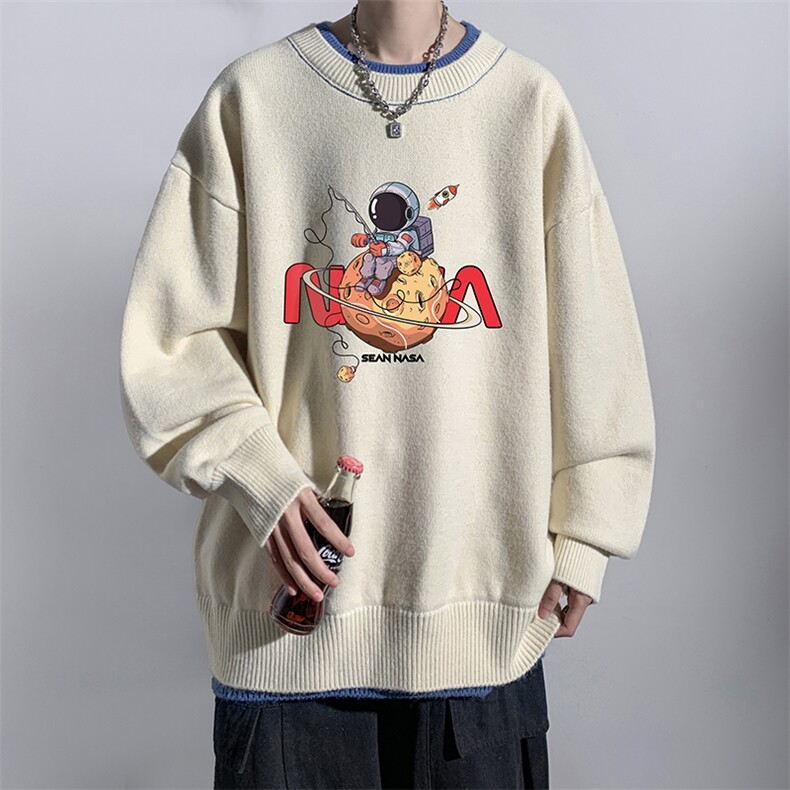控78假两件毛衣男大码加绒针织衫男毛线衣M80287-P55加绒P70,男装针织衫/毛衣,电商A040