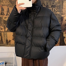 冬季防风PU皮羽绒棉服男宽松连帽棉衣棉袄外套225-2-20503-P110，男装棉衣，星座225-2