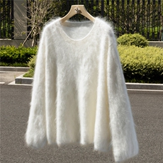 2025秋冬百搭时尚简约贝壳袖女圆领羊绒衫,女装羊绒衫,诚赞羊绒,清河羊绒市场 2025秋冬百搭时尚简约贝壳袖女圆领羊绒衫,女装羊绒衫,诚赞羊绒,清河羊绒市场