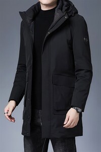 冬季中年羽绒服男中长款爸爸冬装休闲外套中年男士SFT92968-P335图片